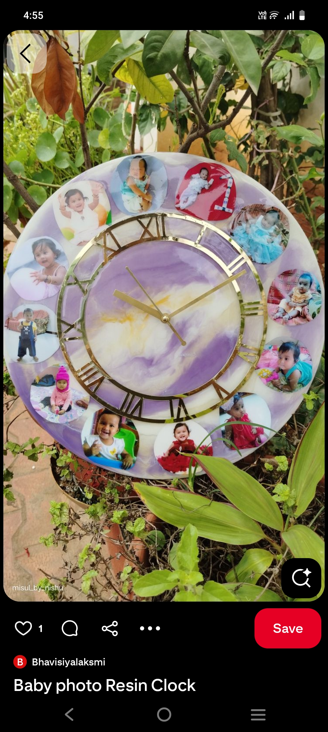 Baby 1 to 12 months photo watch